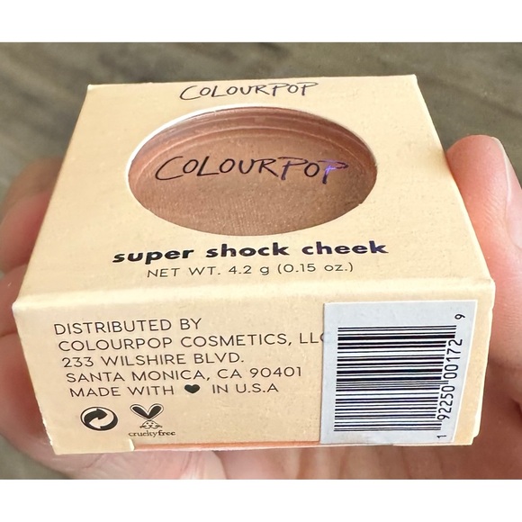 Like New! Colourpop Super Shock Cheek “Smoke N Whistles” Highlighter - Picture 4 of 11